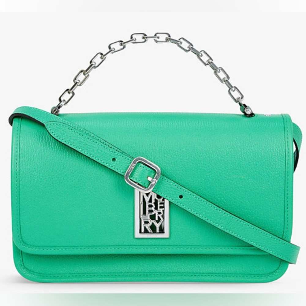 Womens Lawn Green Sadie Leather Cross-body Bag